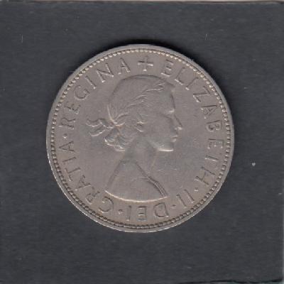 Beschrijving: 1/2 Crown  ELIZABETH II  